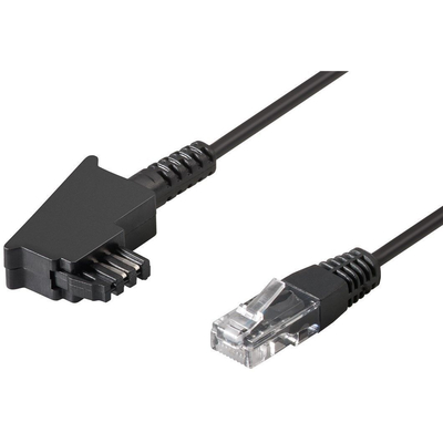 DSL VDSL cable IP cable TAE -> RJ45 plug for Fritz! Box EasyBox Speedport 3m black
