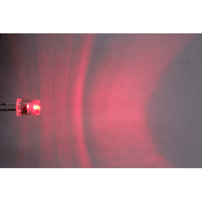    LED 5mm rot konkav