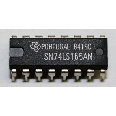 74LS165 8 - Bit Parallel - to - Serial Converter