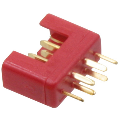 High current plug red 6 pin
