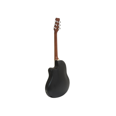 Acoustic guitar with piezo pickup - RB-300 Roundback black