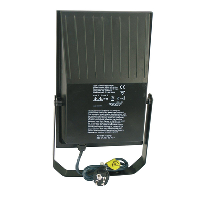 Asymmetrischer Outdoor-Scheinwerfer fr 150-W-Entladungslampe schwarz IP65