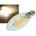 LED filament candle lamp 4W warm white 3000 K - K4
