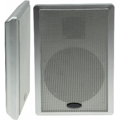 Flatpanel Lautsprecherboxen 4 Ohm 40 Watt silber - CTM slim si