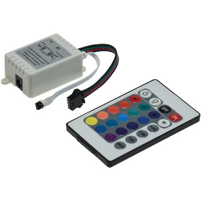 RGB Controller fr LED Stripes /Streifen mit IR Ferbedienung 12V / 36W max