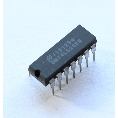 74LS242 Bus-Transceiver 4-fach bidirectional - National Simiconductors