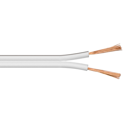  Loudspeaker cable / Twin strand 2 x 1,5 mm  white CCA