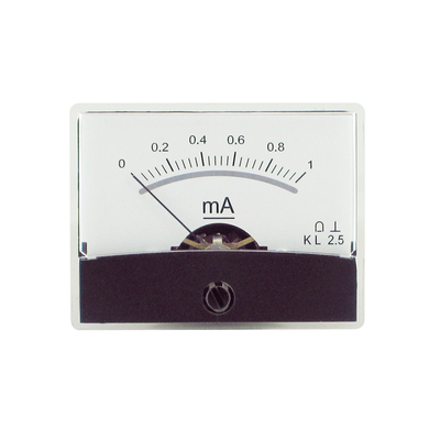 Einbauinstrument m.Spiegelskala 0 -    1mA DC