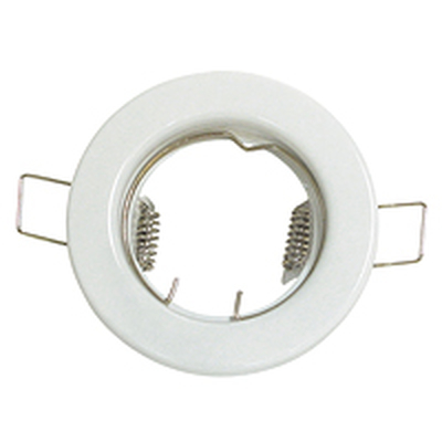 Ceiling mount bracket for MR16 50mm lamps white