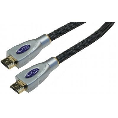 Premium HDMI Kabel 2.0/1.4 3D, HDCP 4K/UHD ARC CEC HEC  0,5m