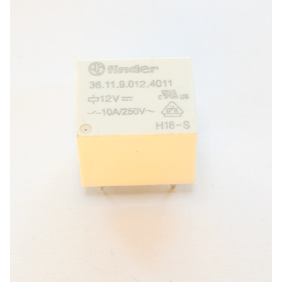 Relais 12VDC 15A 1 x ein/(ein) - 36.11.9.012.4011 Finder