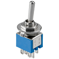 Subminiature toggle switch on/on