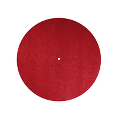 Turntable pad felt - PM2 red