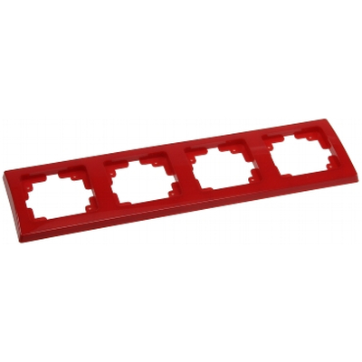   4-fold frame red