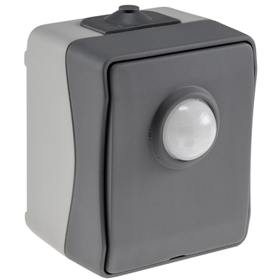 Wet room PIR motion detector 120 IP54 for surface installation