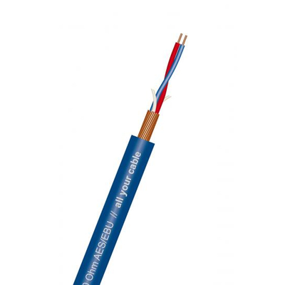 Kabel DMX Keywester symmetrisch blau