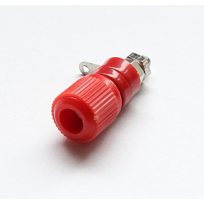 4mm Bananen Einbaubuchse rot 60VDC
