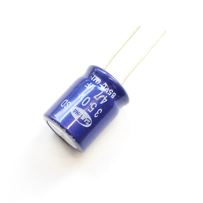 electrolytic capacitor     47f  350V 105C