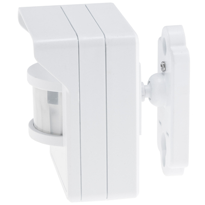 Wireless PIR motion detector, battery-operated for wireless doorbell IP44 - Pilota Porta
