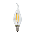 LED Filament wind burst candle lamp 4W warm white 2700K -...