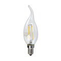 LED candle light clear 6W warm white 2700K