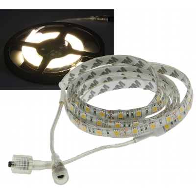 LED Stripe super bright warm white 2m 120 LEDs 2900K IP44