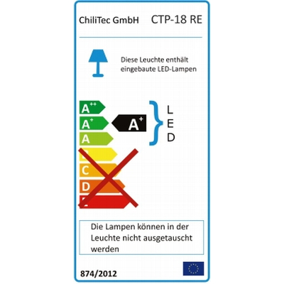 LED Licht-Panel 10W warmwei� 2900K - CTP-18 RE