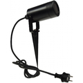 Gartenleuchte GU10 Fassung mit 1,5m Kabel schwarz IP44 -...