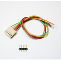 5-pin pin connector and connector strip with approx. 20cm...