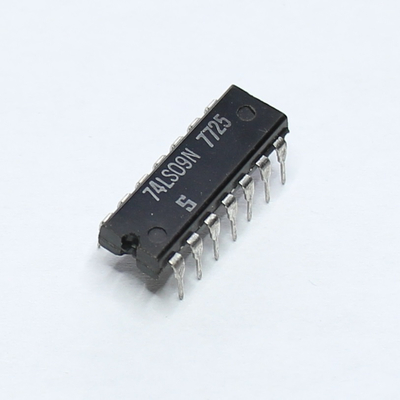 74LS09N quad 2-input AND gate with open collector outputs