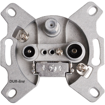 Antenna socket 3 hole SAT  end socket white Class A