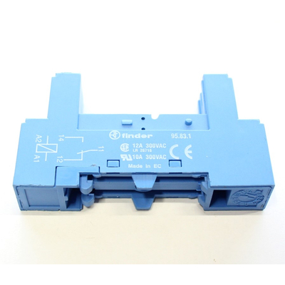 FIN95.83.1 DIN-rail mount relay socket