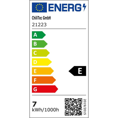 LED lamp 7W warm white3000K - G50AG