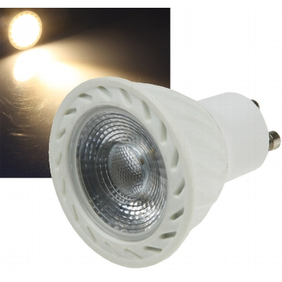 LED spotlight 7W warm white 3000K GU10  - H60COB