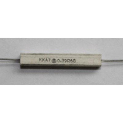 Wire resistance 0.39 Ohm 7 Watts 10% - KKA7 039