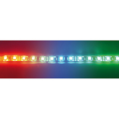 RGB LED-Strip  60 LEDs 1 m nicht wasserfest  weisses Trgermaterial