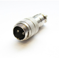 Microphone plug for radio  2 pin - MIC342