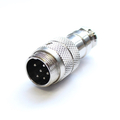 Microphone plug for radio  6 pin - MIC346