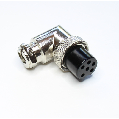 Microphone coupling for radio devices 6 pin 90 � angled - NC 518W - MIC326W
