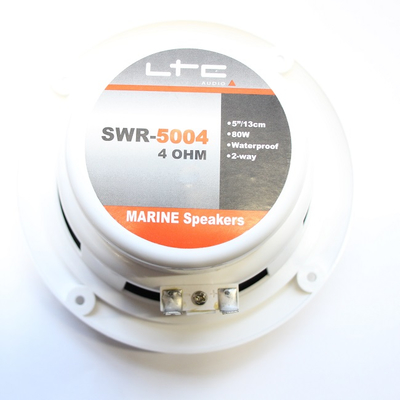 Marine speaker pair total power 160Wmax13cm white - SWR-5004