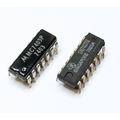 7403 quad 2-input NAND gate with open collector outputs