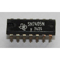 SN7405N hex inverter with open collector outputs