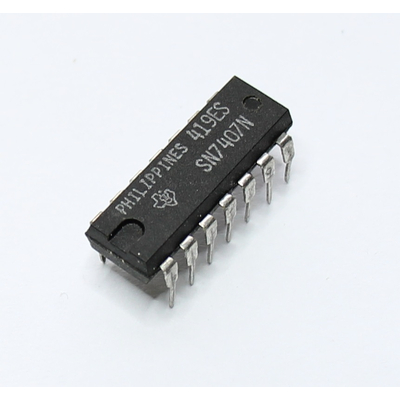 7407N hex buffer/driver with 30V open collector outputs