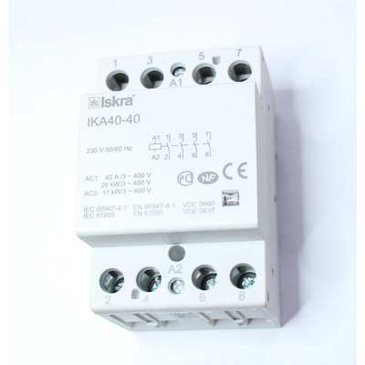 Installation Contactor for DIN Rail Mounting  4 x NO  40A  230VAC