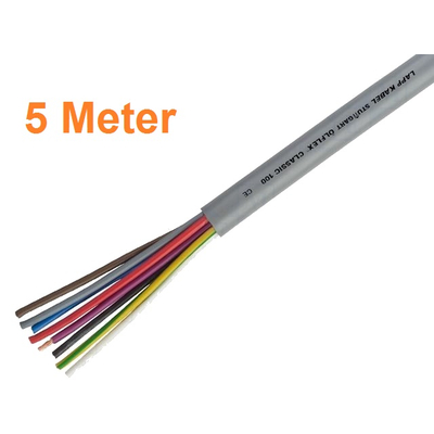 Control cable 12 x 1.5mm Cu LFLEX CLASSIC 100 12G1.5 gray PVC 5 meters
