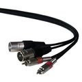 2 x XLR plugs / 2 x cinch plugs 3 m
