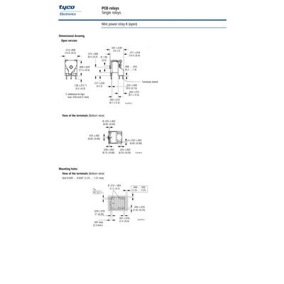 Relais 12VDC 2x(ein) 2 x 6A - V23072-A1059-A208