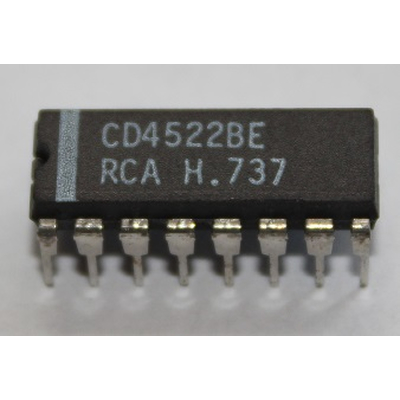 CD 4522BE   Presettable 4-bit BCD down counter