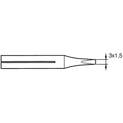 Lltspitze 3 x 1.5mm JBC-T20D