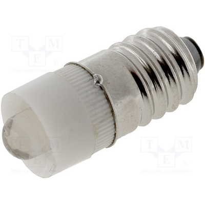 LED-Lampe  E10  6V wei